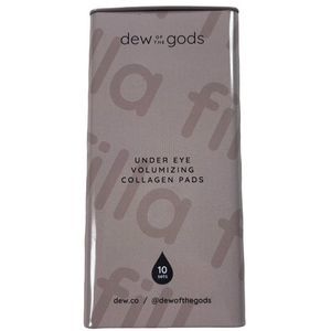 Dew of the Gods Filla Volumizing Collagen Under Eye Pads 10 sets. Tin container